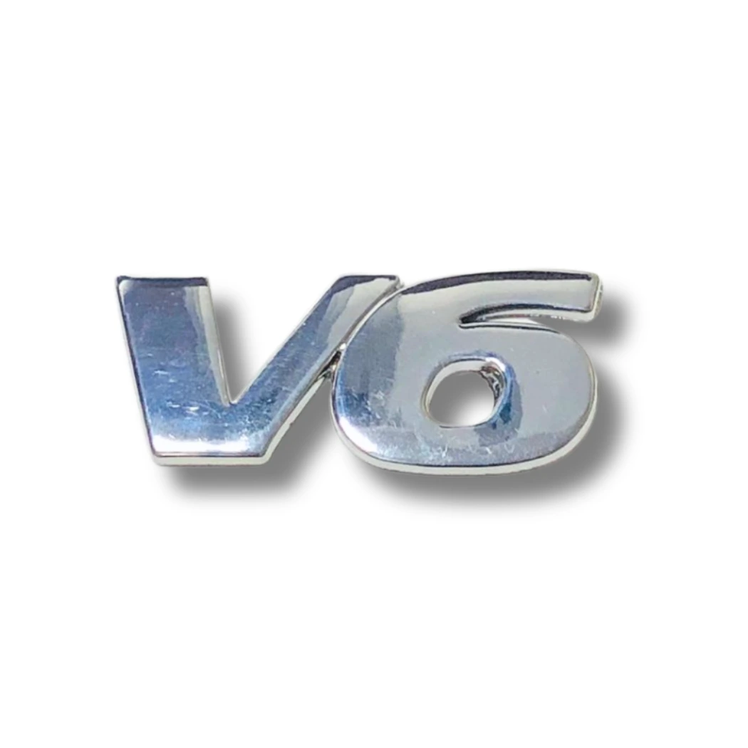 emblema-inyectado-mitsubishi-v6-cromado
